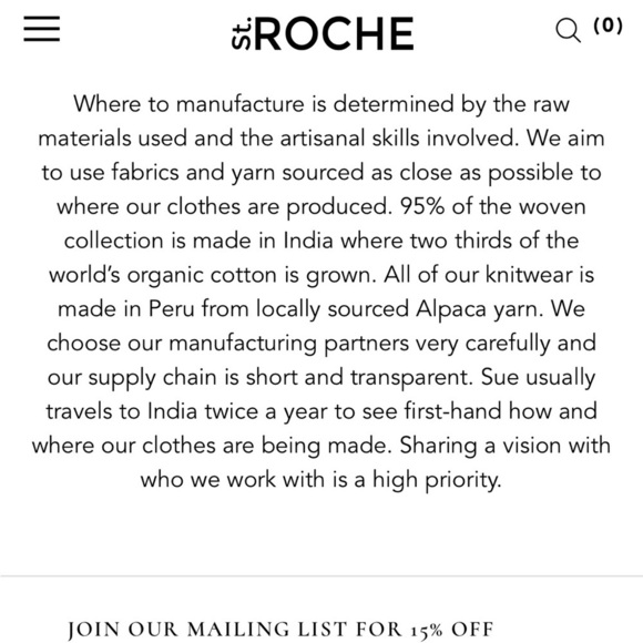 St. Roche NWT Woodrow Top Cropped Organic Cotton Women 10 Floral Mushroom Print - Picture 6 of 16